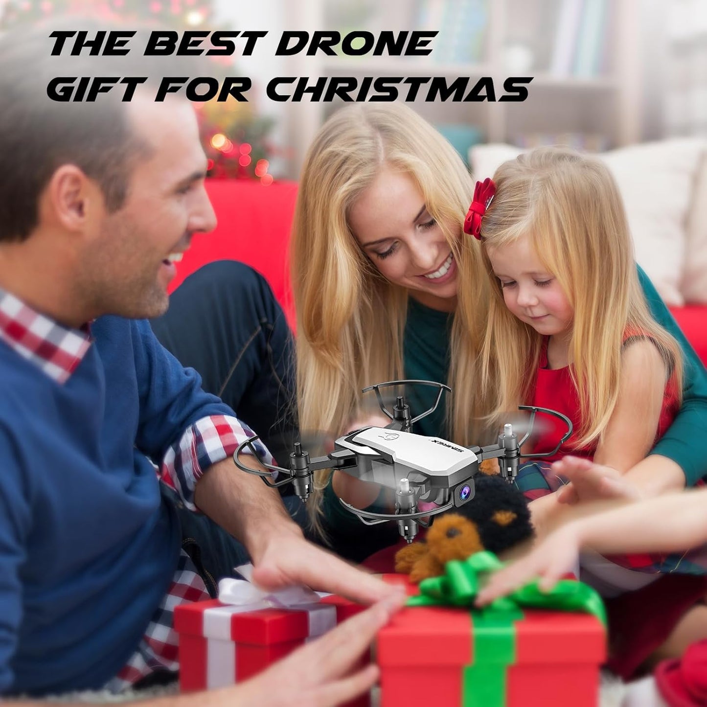 X300C Mini Drone with Camera 720P HD FPV, RC Quadcopter Foldable Drone, Drone with Altitude Hold, 3D Flip, Headless Mode, Gravity Control and 2 Batteries, Gifts for Kids, Adults, Beginner