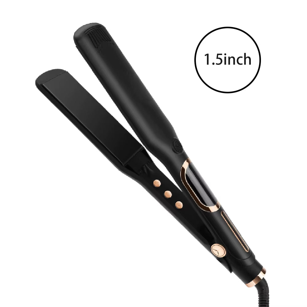 Hair Straightener Brush Hot Comb Flat Irons Dual Voltage Hair Styling Tools