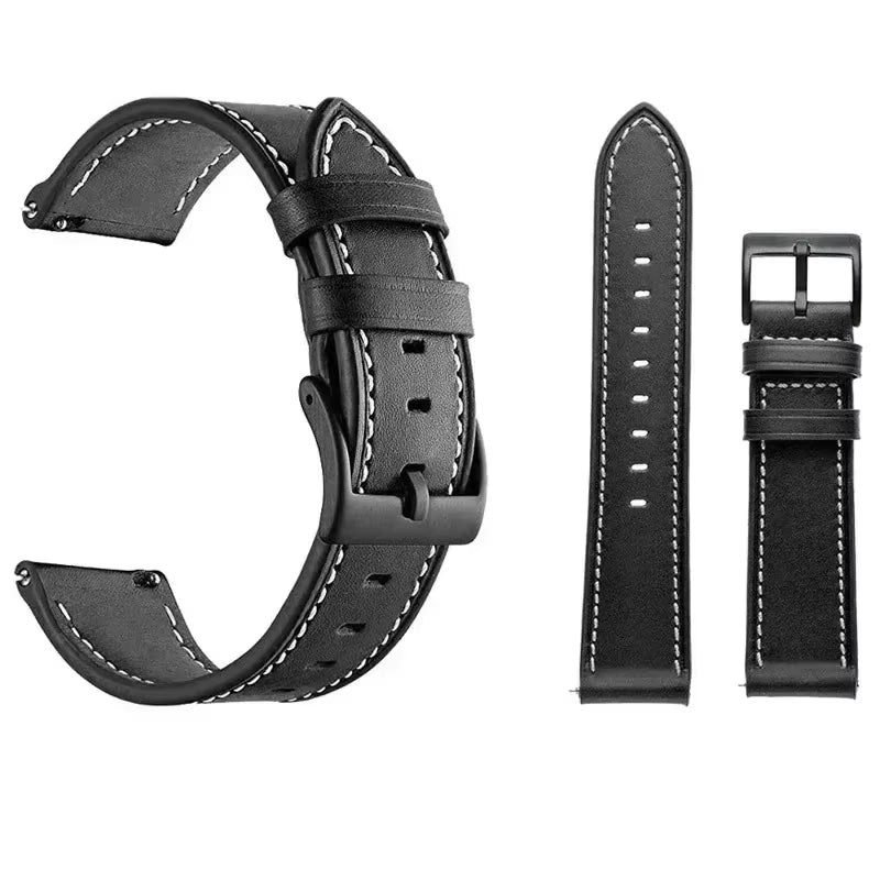 Leather Strap Watchband for Huawei Watch GT 5 46Mm Smart Wriststrap Quick Releas Bracelet for Huawei GT5 46Mm Accessories