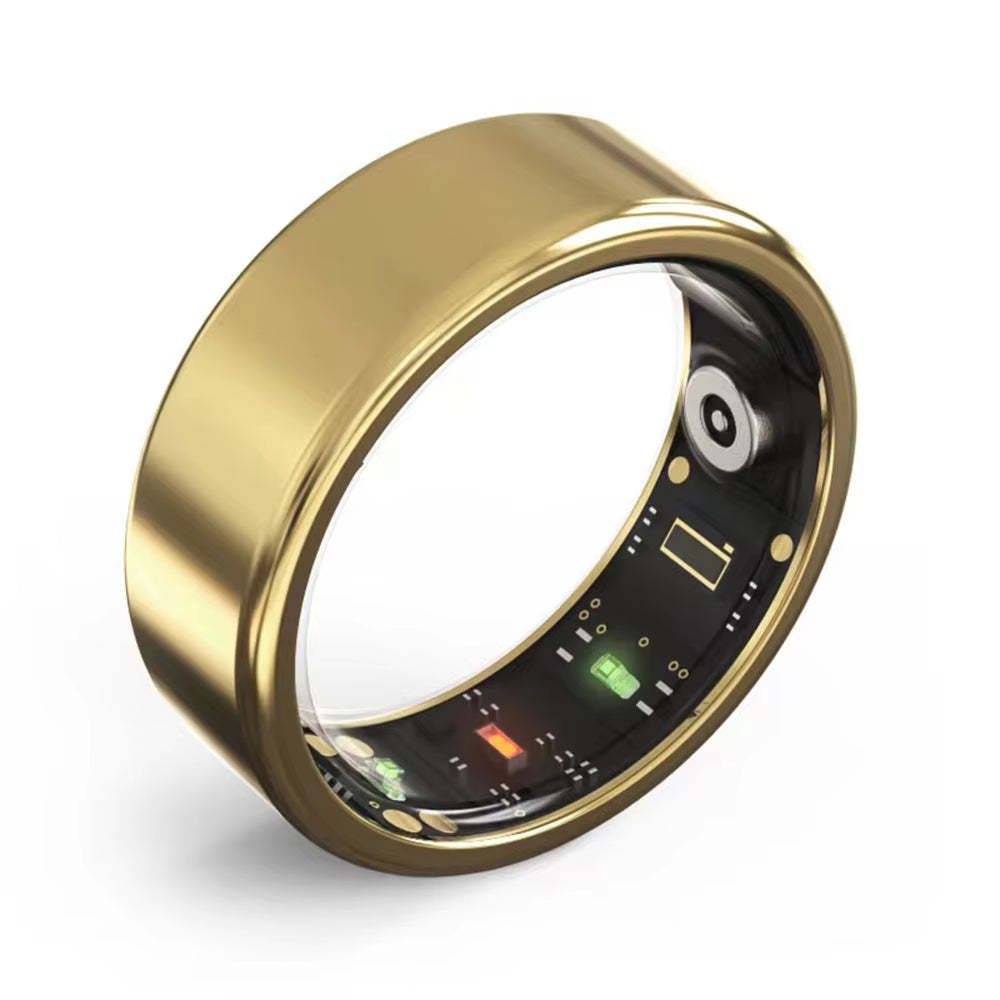 2024 New Smart Ring Military Grade Titanium Steel Shell Health Monitoring IP68 & 3ATM Waterproof Multi-Sport Modes