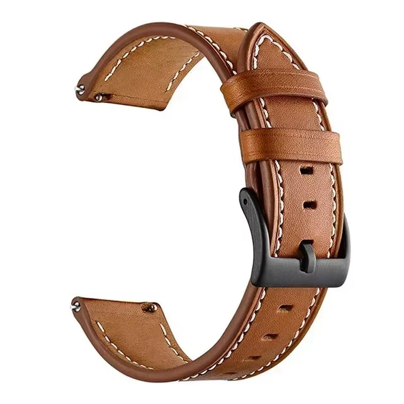 Leather Strap Watchband for Huawei Watch GT 5 46Mm Smart Wriststrap Quick Releas Bracelet for Huawei GT5 46Mm Accessories