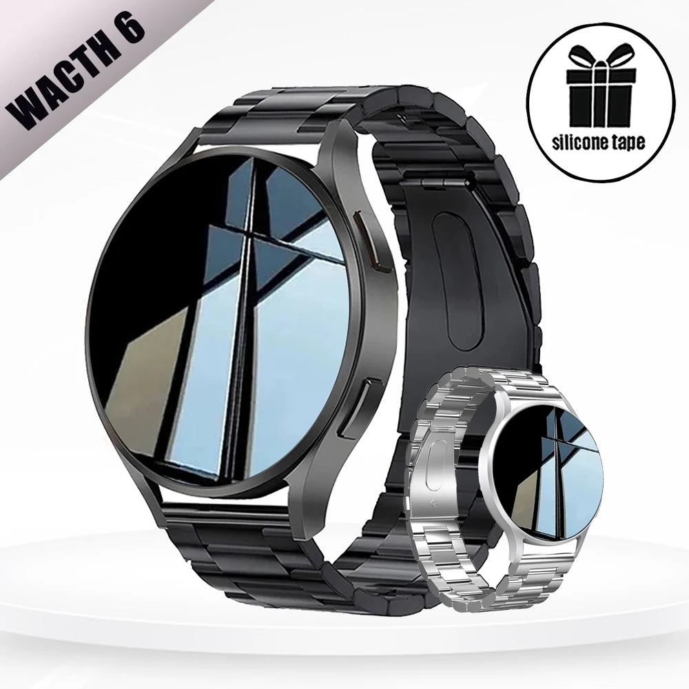 2024 Bluetooth Call Smart Watch 6 Pro – 1.32” Display, Custom Dials, and Advanced Health Monitoring for Men & Women