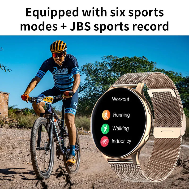 Men's and Women's Smartwatch with Heart Rate and Blood Pressure Monitoring, Bluetooth Calling, IP67 Waterproof Design