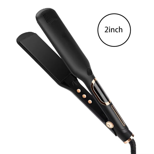 Hair Straightener Brush Hot Comb Flat Irons Dual Voltage Hair Styling Tools